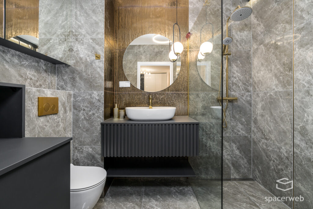 Fotografia wnętrz - łazienka, duże lutro, krótkoterminowy